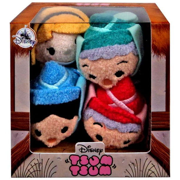 New Disney Tsum Tsum 3 1/2" mini Sleeping Beauty Princess Aurora plush Toy Doll 